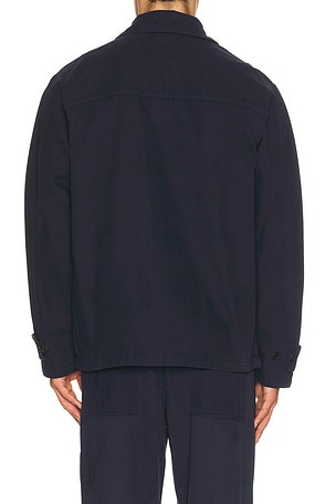 SIMKHAI Colton Four Pocket Utility Jacket in Blue
