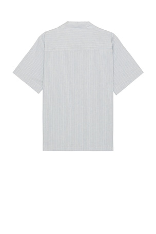 SIMKHAI Poe Camp Shirt in Blue