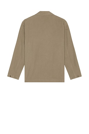 SIMKHAI Sean Shirt Jacket in Olive