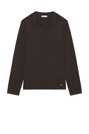 Reynolds Long Sleeve Polo SIMKHAI