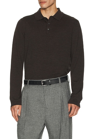 Reynolds Long Sleeve Polo SIMKHAI