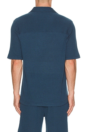 Fear of God SIMKHAI Troy Short Sleeve Shirt in Brown