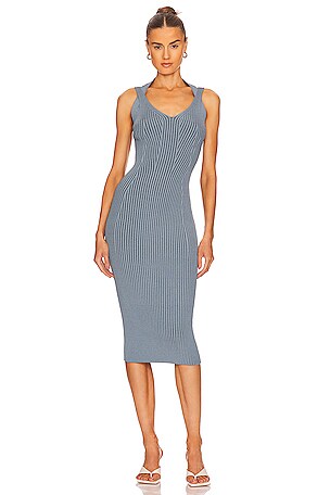 SIMKHAI Miriam Halter Dress in Slate | REVOLVE SIMKHAI Miriam Halter Dress in Slate | REVOLVE