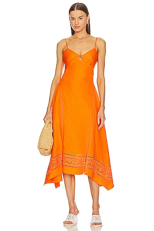 Valeria Handkerchief Midi Dress SIMKHAI