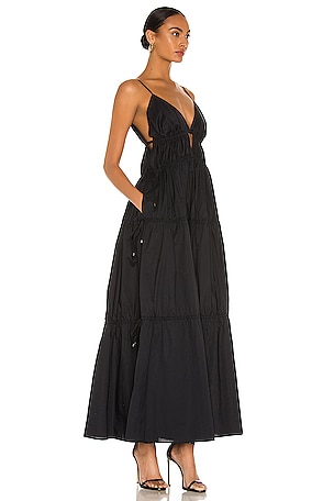 SIMKHAI April Maxi Dress in Black