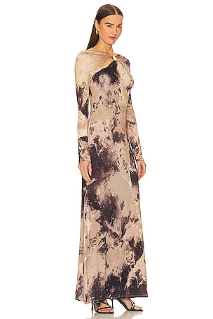 SIMKHAI Etta Gown in Beige