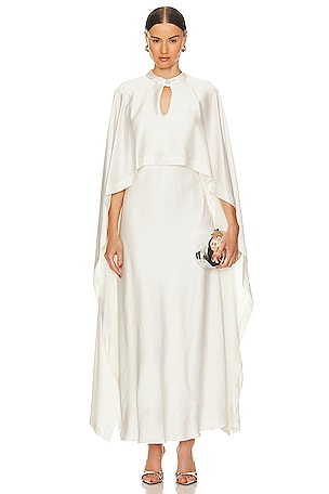 【Simkhai】 Amory capedガウン SIMKHAI Amory Cape Cocktail Dress | Saks Fifth Avenue