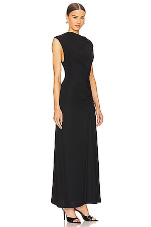 SIMKHAI Acacia Dress in Black