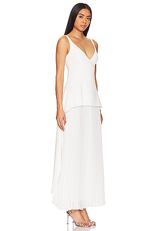 SIMKHAI ROBE DE SOIRÉE SEQUOIA en Blanc