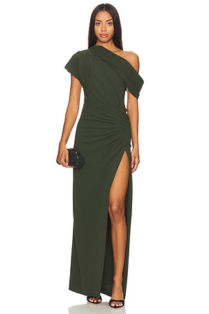 Kally Draped Midi DressSIMKHAI$825