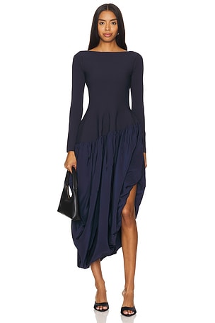 Angela Longsleeve Combo Midi DressSIMKHAI$845NEW