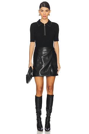 Ettalyn Faux Leather Mini Dress SIMKHAI