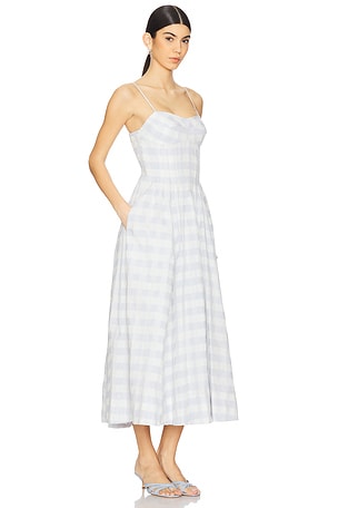 SIMKHAI Kittiya Midi Dress in Baby Blue
