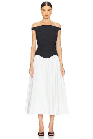 Cersei Off Shoulder Midi Dress SIMKHAI