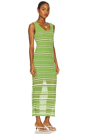 SIMKHAI Mariana Tank Dress in Green