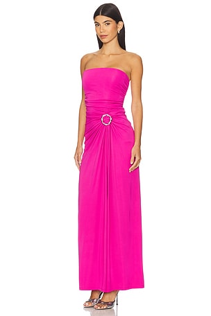 SIMKHAI Emma Bustier Gown in Pink