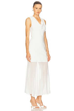 SIMKHAI Xena Halter Dress in Ivory