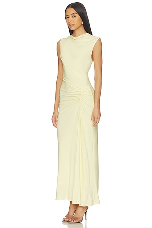 SIMKHAI Acacia Midi Dress in Yellow