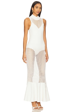 SIMKHAI Daxton Dress in Ivory