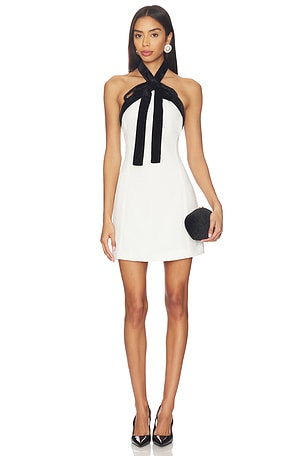 Jolie Mini Dress With Neck Tie SIMKHAI