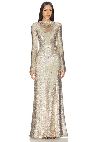 Beatrice Long Sleeve Gown SIMKHAI