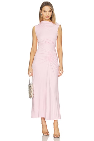 Acacia Draped Jersey Dress SIMKHAI