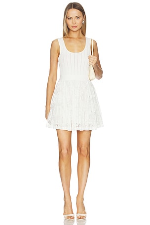 Ellis Knit Lace Mini Dress SIMKHAI