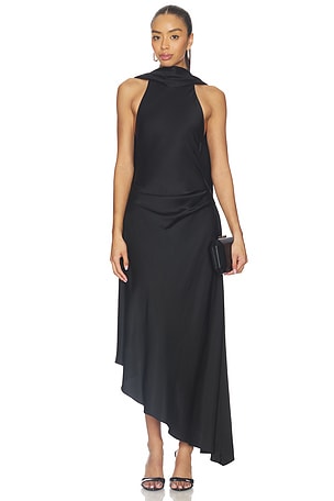 Monica Satin Midi Dress SIMKHAI