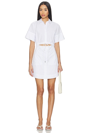 Marcy Cotton Mini Shirt Dress SIMKHAI