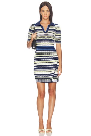 Lira Polo Wrap Mini Dress SIMKHAI