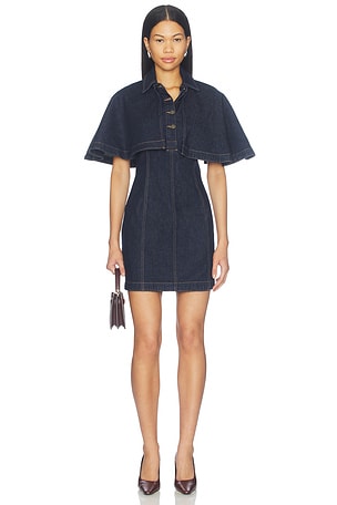 Shreya Mini Cape Dress SIMKHAI