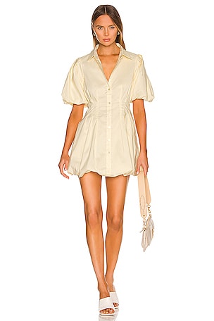 Cleo Balloon Pintuck Mini Dress SIMKHAI