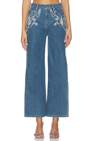 Jude Mid Rise Crop Wide Leg Jean SIMKHAI