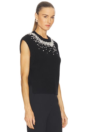 SIMKHAI Candra Vest in Black. Size XS. Also