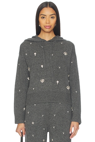 Karmen Embellished Hooded Top SIMKHAI