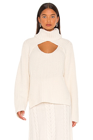 Hadley Cable Open Back Pullover SIMKHAI