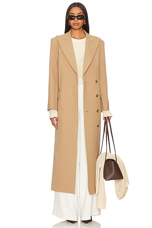 cupcakes and cashmere Fayola Duster Coat in Camel REVOLVE