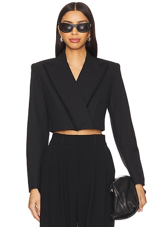 Cassian Cropped Blazer SIMKHAI