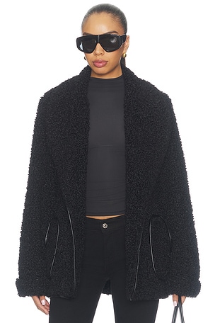 Kimia Sherpa Tie Waist Jacket SIMKHAI