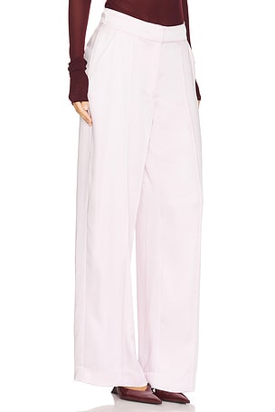 SIMKHAI Kyra Wide Leg Pant in Blush