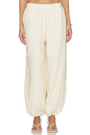 Selah Linen Lace Balloon Pant SIMKHAI
