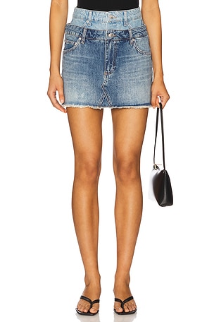 Salix Double Waistband Mini Skirt SIMKHAI