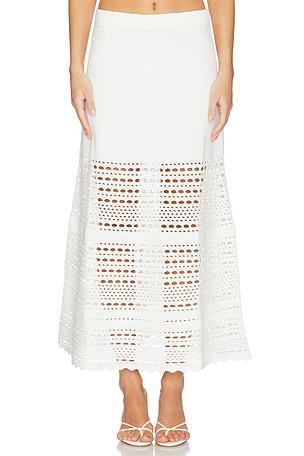 Westly Open Stitch Knit Skirt SIMKHAI