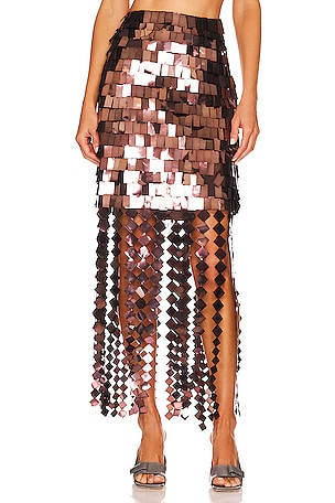 Lucee Sequin Midi Skirt SIMKHAI