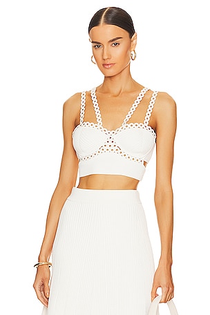 Liana Crochet Rings Bralette SIMKHAI