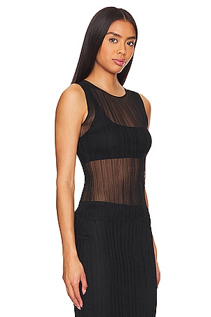 Simkhai camiseta tirantes oakley en color negro