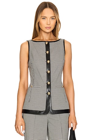 Cressida Sleeveless Button Top SIMKHAI