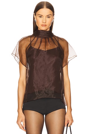 SIMKHAI Feyre Top in Brown