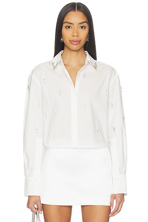 Renata Embellished Button Down Shirt SIMKHAI