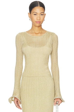 Maebry Long Sleeve Crewneck Top SIMKHAI